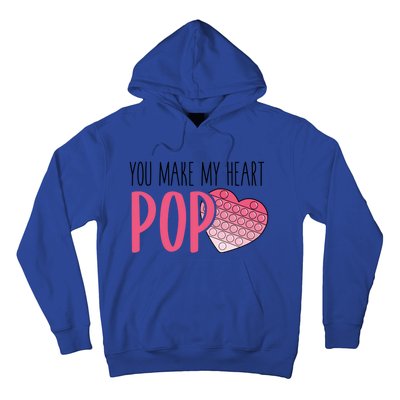 You Make My Heart Pop Popper Funny Pop It Valentines Funny Gift Hoodie