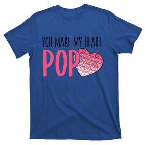 You Make My Heart Pop Popper Funny Pop It Valentines Funny Gift T-Shirt