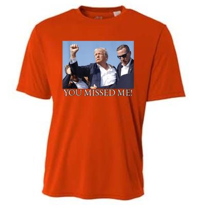 You Missed Me Donald Trump 2024 Usa Election Voting Cooling Performance Crew T-Shirt