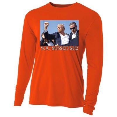 You Missed Me Donald Trump 2024 Usa Election Voting Cooling Performance Long Sleeve Crew