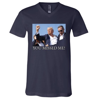 You Missed Me Donald Trump 2024 Usa Election Voting V-Neck T-Shirt