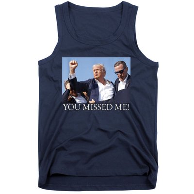 You Missed Me Donald Trump 2024 Usa Election Voting Tank Top