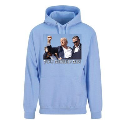 You Missed Me Donald Trump 2024 Usa Election Voting Unisex Surf Hoodie