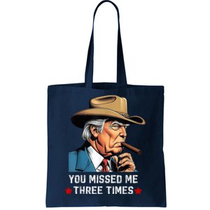 You Missed Me Again Vote President Trump 2024 Tote Bag