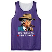 You Missed Me Again Vote President Trump 2024 Mesh Reversible Basketball Jersey Tank