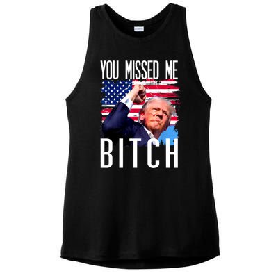 You Missed Me Bitch Trump 2024 Ladies PosiCharge Tri-Blend Wicking Tank