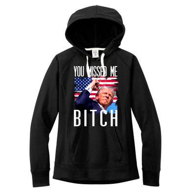 You Missed Me Bitch Trump 2024 Women's Fleece Hoodie