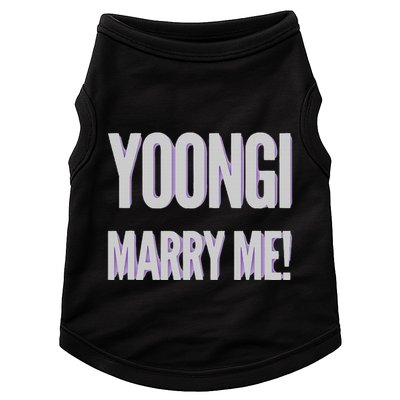 Yoongi Marry Me Doggie Tank
