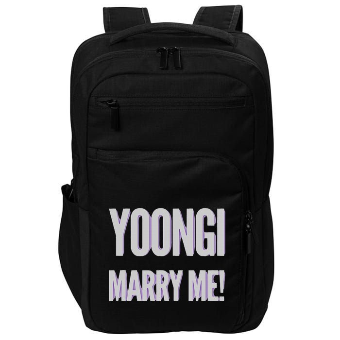 Yoongi Marry Me Impact Tech Backpack
