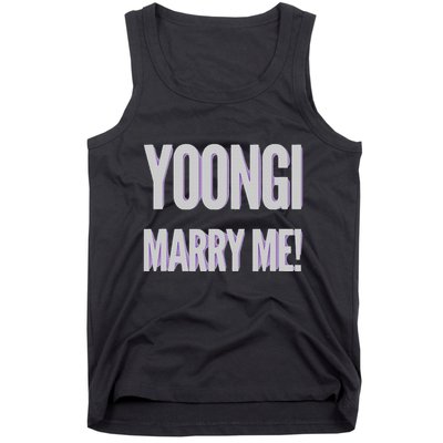 Yoongi Marry Me Tank Top