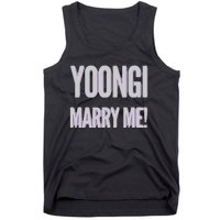 Yoongi Marry Me Tank Top