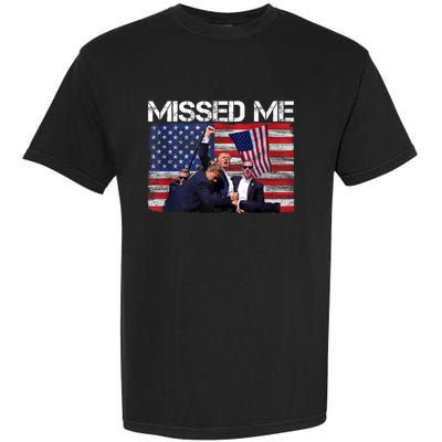 You Missed Me Donald Trump 2024 Usa Election Voting Garment-Dyed Heavyweight T-Shirt