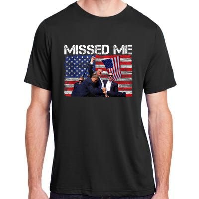 You Missed Me Donald Trump 2024 Usa Election Voting Adult ChromaSoft Performance T-Shirt