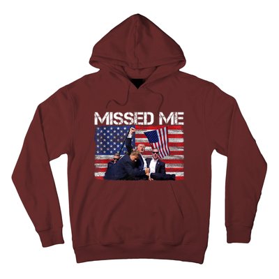 You Missed Me Donald Trump 2024 Usa Election Voting Hoodie