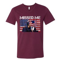 You Missed Me Donald Trump 2024 Usa Election Voting V-Neck T-Shirt