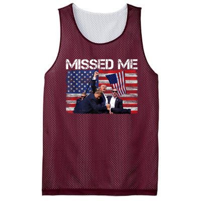 You Missed Me Donald Trump 2024 Usa Election Voting Mesh Reversible Basketball Jersey Tank