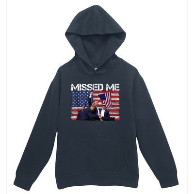 You Missed Me Donald Trump 2024 Usa Election Voting Urban Pullover Hoodie