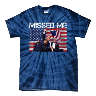 You Missed Me Donald Trump 2024 Usa Election Voting Tie-Dye T-Shirt