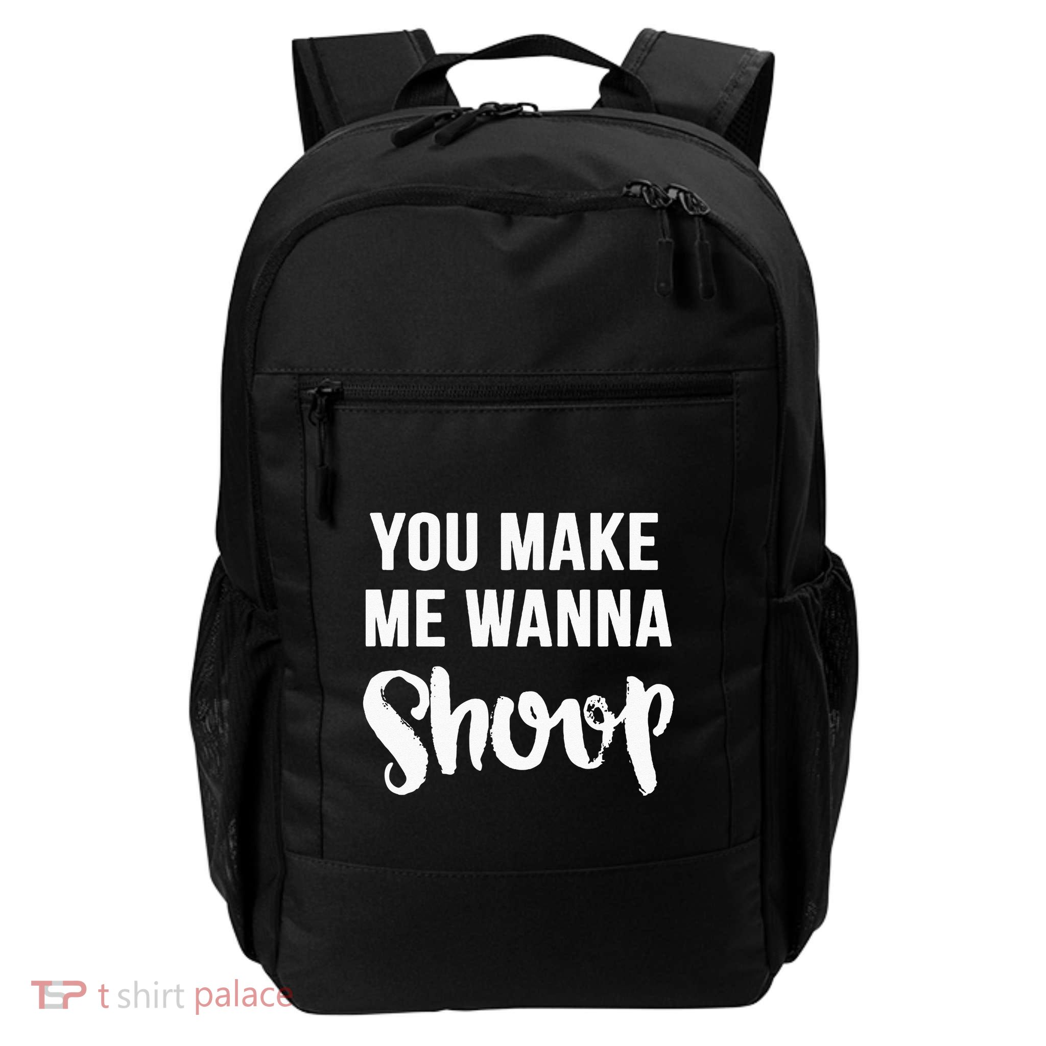 You Make Me Wanna Shoop Fun 90s Music Backpack