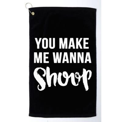You Make Me Wanna Shoop Fun 90s Music Golf Towel