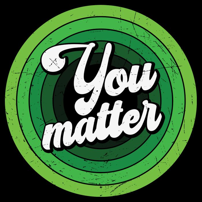 You Matter Mental Health Awareness 7-Panel Snapback Hat