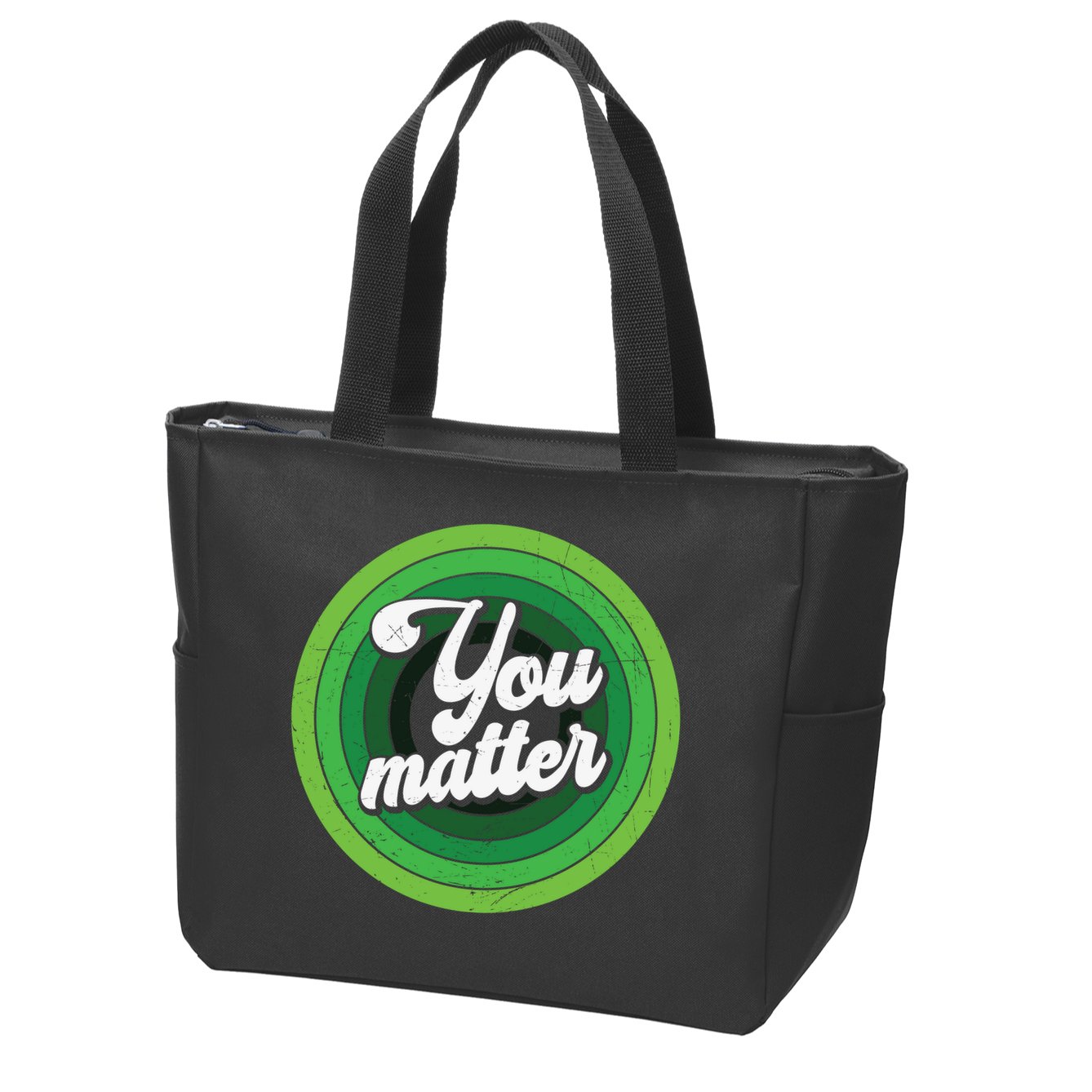 You Matter Mental Health Awareness Zip Tote Bag