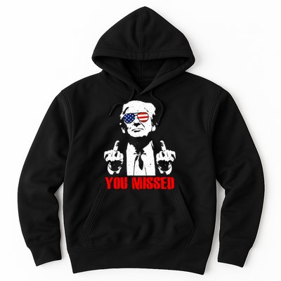 You Missed Middle Finger Trump 2024 Take America Back Pennsylvania Rally Hoodie