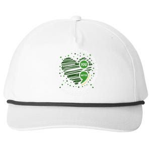 You Matter Mental Health Awareness Heart Snapback Five-Panel Rope Hat