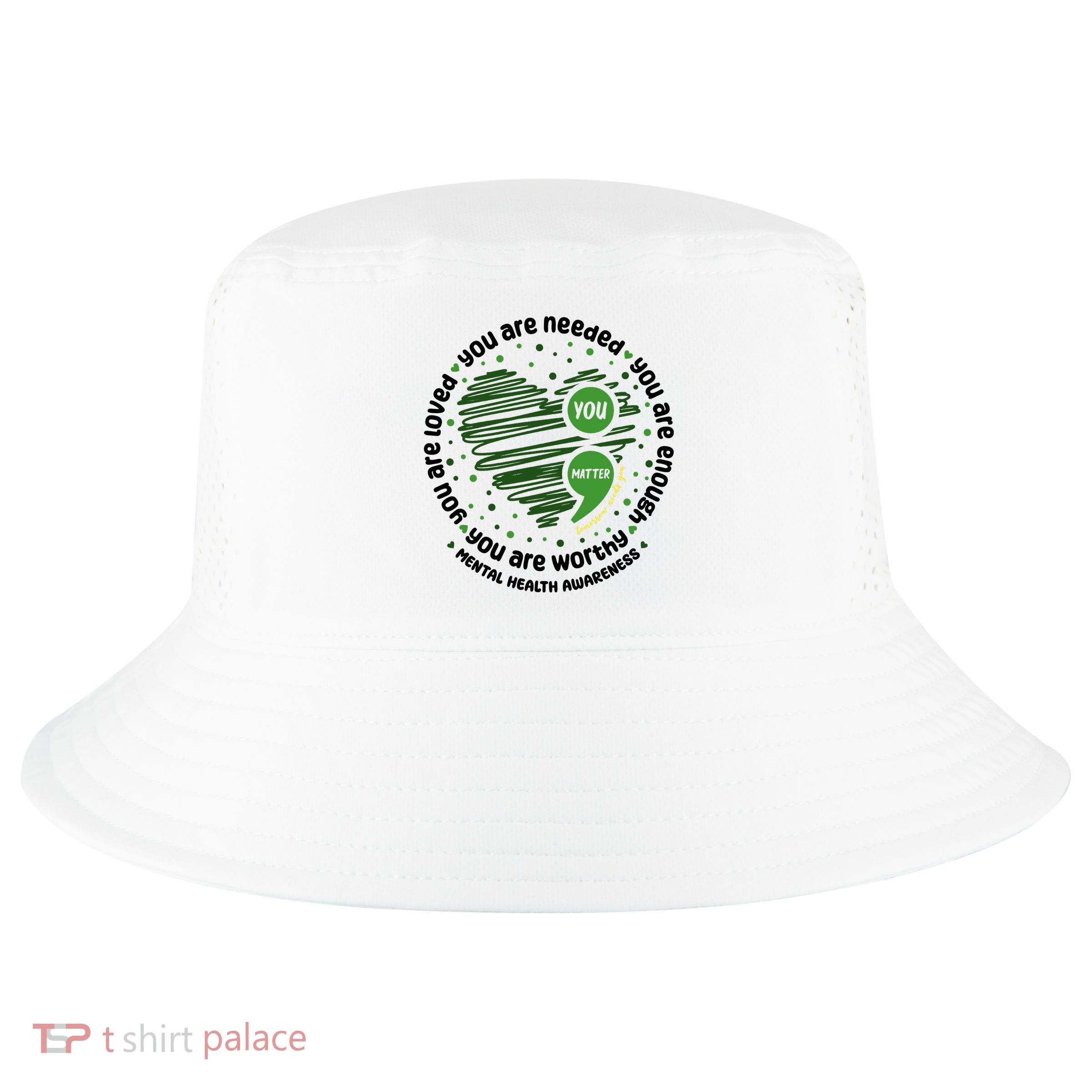 You Matter Mental Health Awareness Heart Cool Comfort Performance Bucket Hat