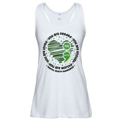 You Matter Mental Health Awareness Heart Ladies Essential Flowy Tank