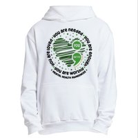 You Matter Mental Health Awareness Heart Urban Pullover Hoodie