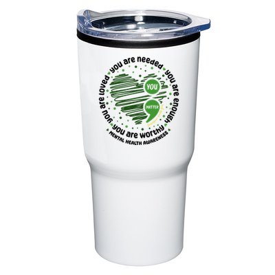 You Matter Mental Health Awareness Heart Tumbler