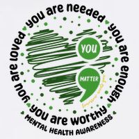 You Matter Mental Health Awareness Heart Womens Tank Top