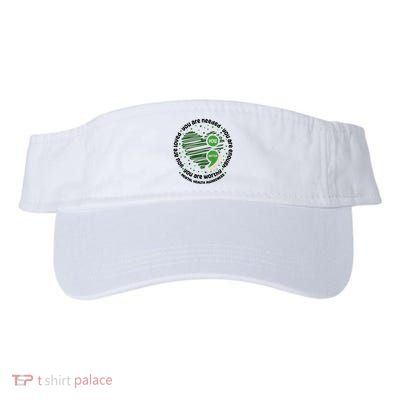 You Matter Mental Health Awareness Heart Visor