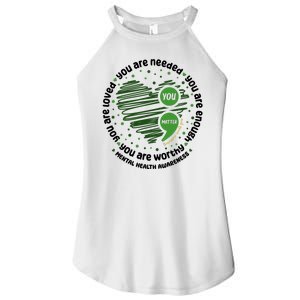 You Matter Mental Health Awareness Heart Women's Perfect Tri Rocker Tank