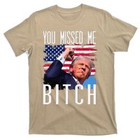 You Missed Me Bitch Trump 2024 Survived Election Rally T-Shirt