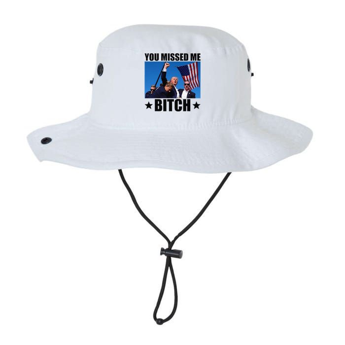 You Missed Me Bitch Trump 2024 Survived Election Rally Legacy Cool Fit Booney Bucket Hat