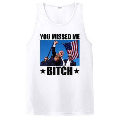 You Missed Me Bitch Trump 2024 Survived Election Rally PosiCharge Competitor Tank