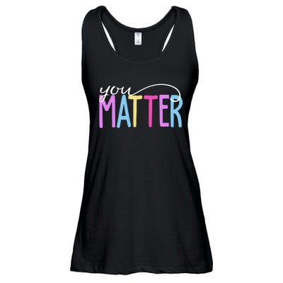 You Matter Mental Health Awareness Colorful Ladies Essential Flowy Tank