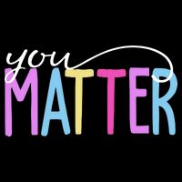 You Matter Mental Health Awareness Colorful Poster