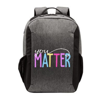 You Matter Mental Health Awareness Colorful Vector Backpack