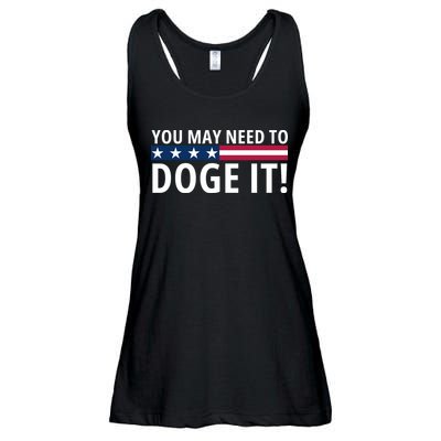 You May Need To Doge It, Department Of Government Efficiency Funny DOGE Ladies Essential Flowy Tank