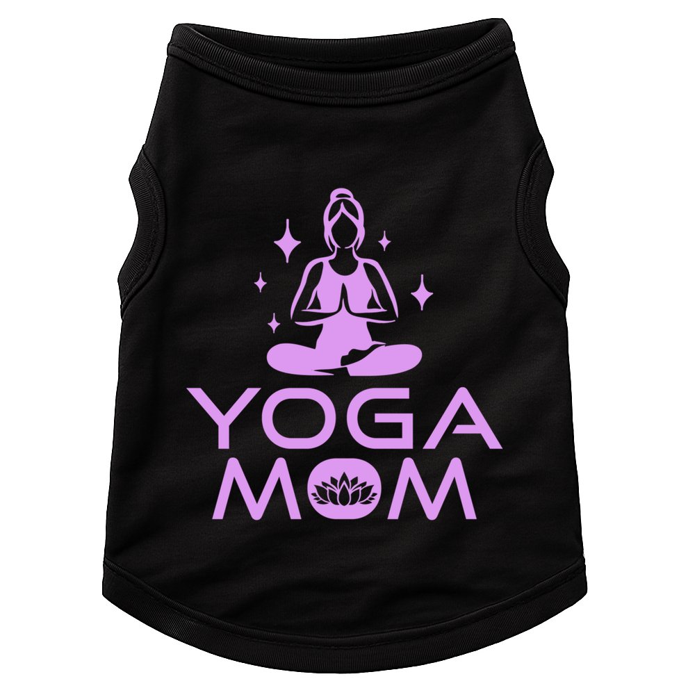 Yoga Mom Namaste Yogi Buddhism MotherS Day Meditation Cute Gift Doggie Tank
