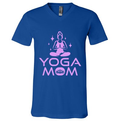 Yoga Mom Namaste Yogi Buddhism MotherS Day Meditation Cute Gift V-Neck T-Shirt