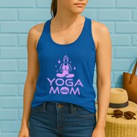 Yoga Mom Namaste Yogi Buddhism MotherS Day Meditation Cute Gift Womens Tank Top