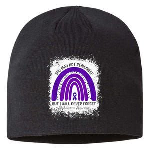 You May Not Remember But I Will Never Forget Alzheimer Sustainable Beanie