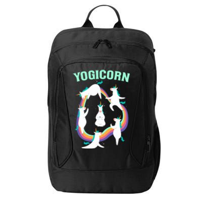 Yogicorn Magical Namaste Unicorn Funny Yoga Meditation Cool Gift City Backpack