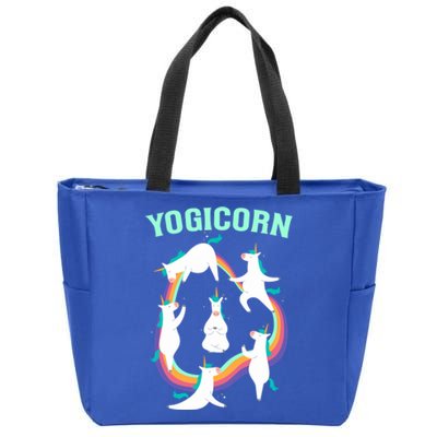 Yogicorn Magical Namaste Unicorn Funny Yoga Meditation Cool Gift Zip Tote Bag