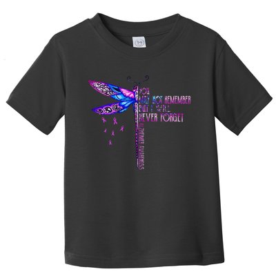 You May Not Remember But I Will Never Forget Alzheimer Toddler T-Shirt