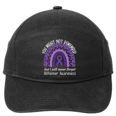 You Might Not Remember Alzheimers Awareness Month 7-Panel Snapback Hat